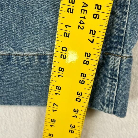 J Crew Jeans Women's Size 34 High Rise Wide Leg Trouser Medium Wash Sailor NWT - Picture 13 of 13